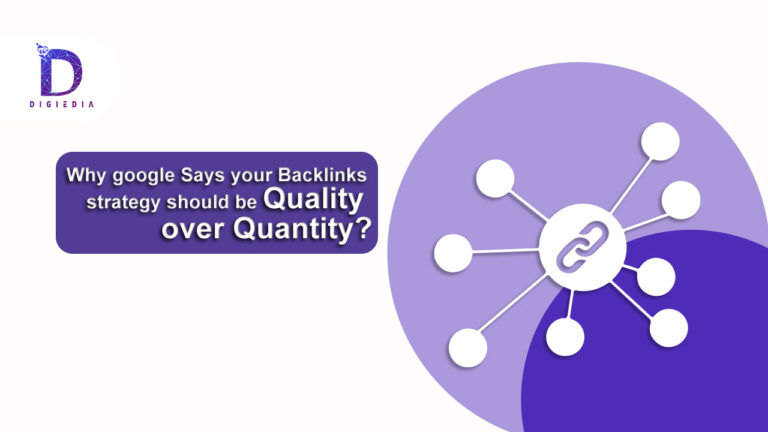 Backlinks should be Quality over Quantity